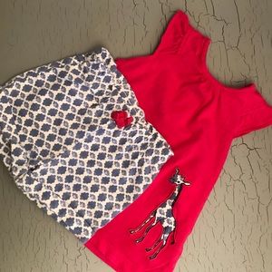 CARTER’S Short sleeve shirt + short set